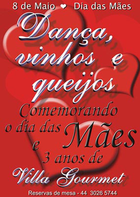 Dança, vinhos e queijos: Restaurante Villa Gourmet comemora três anos com noite musical