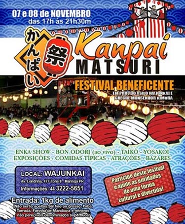 Festival Beneficente - Kanpai Matsuri