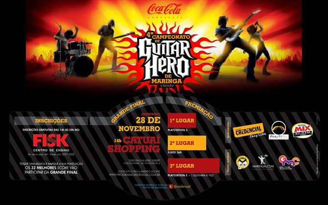 4º Campeonato de Guitar Hero de Maringá e Região