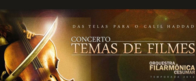 MÚSICA: Orquestra Filarmônica Cesumar faz concertos sobre temas de filmes