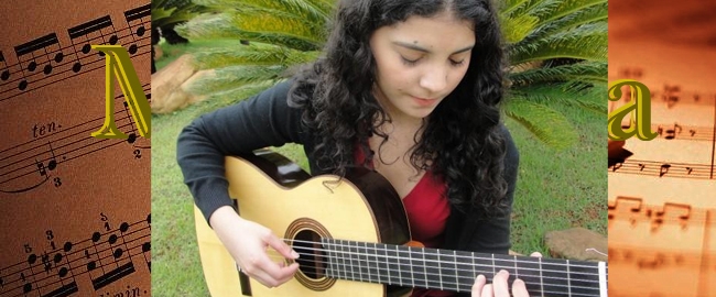 MÚSICA:  Apresentação da violonista Luciana Lozada