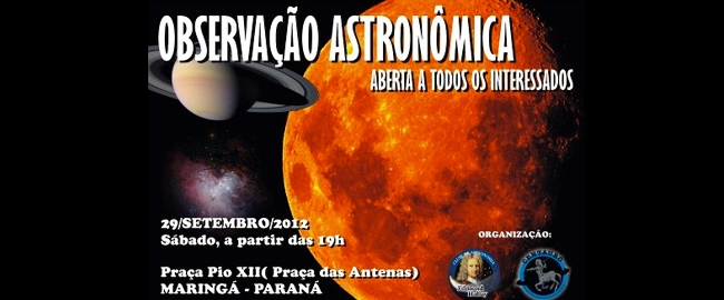 ASTRONOMIA: Observação pública