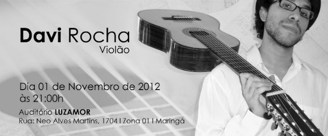 CONVITE À MÚSICA: DAVI ROCHA