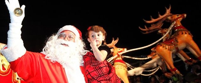 NATAL: Chegada do Papai Noel