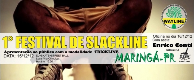 ESPORTE: 1°Festival de Slackline 