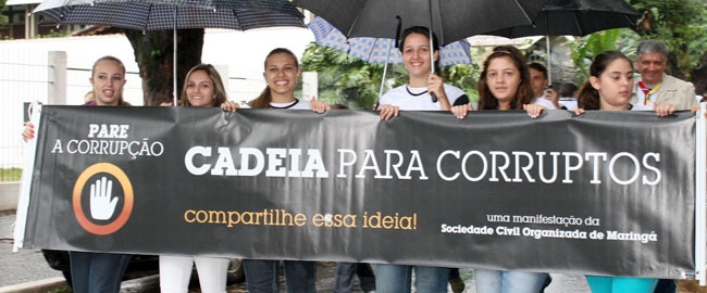 MANIFESTAÇÃO: 2ª Passeata Sociedade Contra a Corrupção.