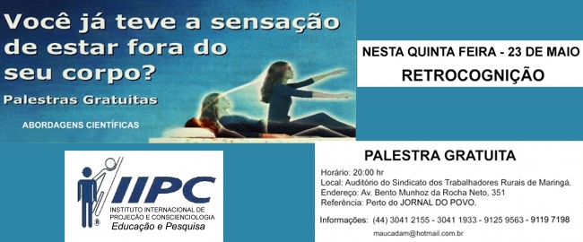 PALESTRA: Retrocognições