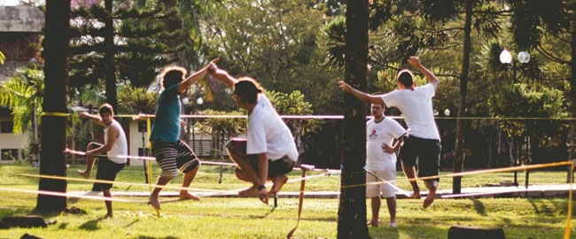 ESPORTE: I Circuito Paranaense de Slackline.