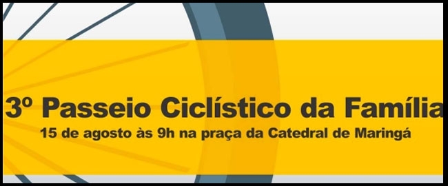 3º Passeio Ciclístico da Família.
