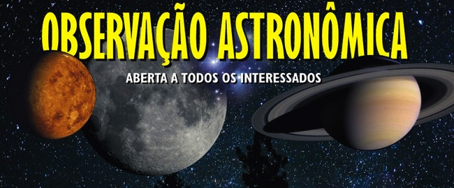 ASTRONOMIA: Observação pública em Maringá