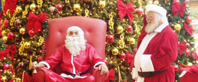 NATAL: Chegada do Papai Noel.