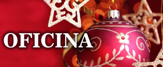OFICINA: Enfeites Natalinos.