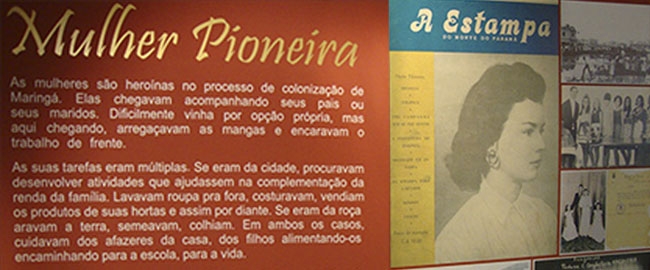 EXPOSIÇÃO: "Poeira e Batom - A mulher Pioneira".