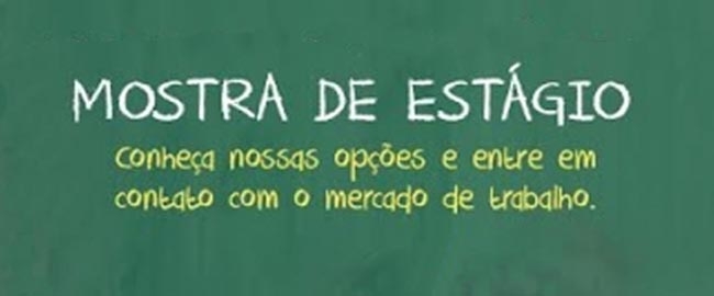 PALESTRAS: Mostra de Estágio