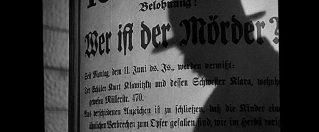 PROJETO CONVITE AO CINEMA:  "M-O Vampiro de Dusseldorf"
