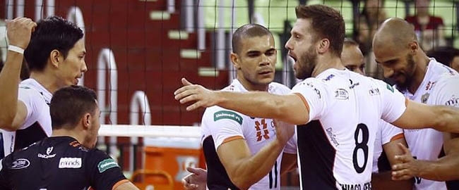 ESPORTE: Superliga - Copel Telecom/Maringá Vôlei X Voleisul/Paquetá Esportes 