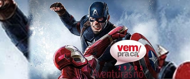 DIA DE AVENTURA: Homem de Ferro e Capitão América