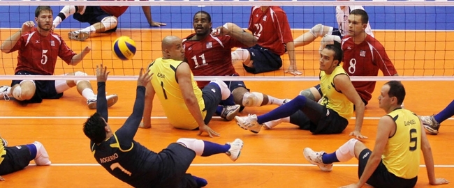 ESPORTE: Campeonato de vôlei sentado regional sul. 1ª Etapa