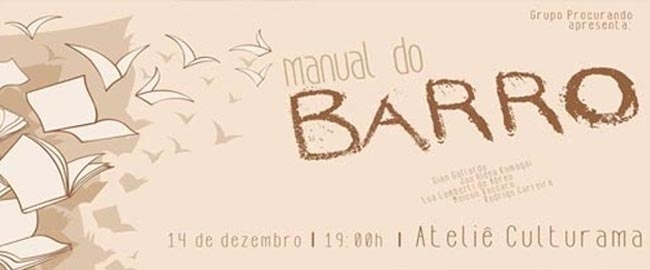 CULTURA: Sarau Poético - Manual do Barro