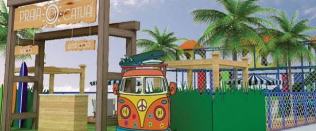 DIVERSÃO E LAZER: Praia Catuaí