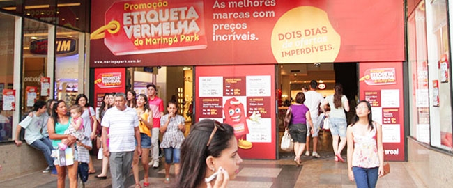 MARINGÁ PARK: Etiqueta Vermelha