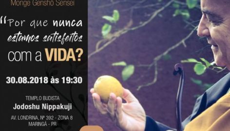 PALESTRA: Por que nunca estamos satisfeitos com a vida? 