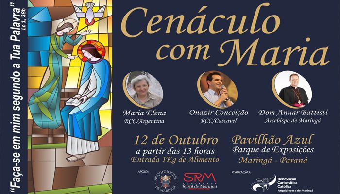 RELIGIÃO: Cenáculo com Maria 2018