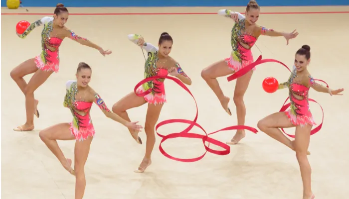 Competição de Ginástica Rítimica
