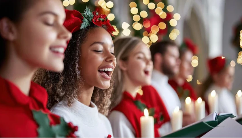 Cantata de Natal no Centro Comercial em Maringá