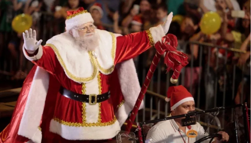 Chegada do Papai Noel em Maringá