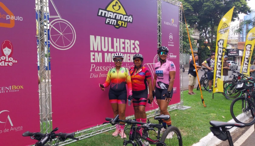 Passeio Ciclístico “Mulheres em Movimento”