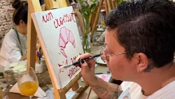 Tintê (Pintura em tela) -  Especial 1 Ano
