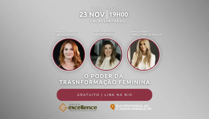 Talk Show Gratuito: O Poder da Transformação Femin