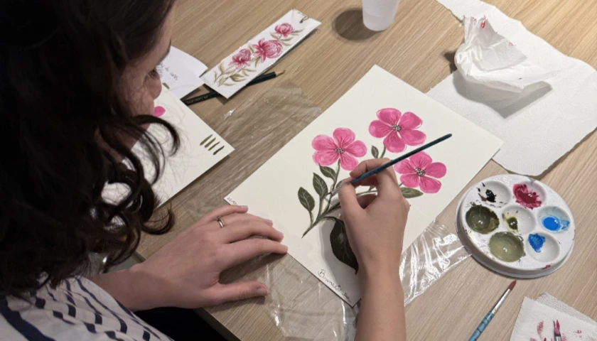 Workshop de Pintura Floral